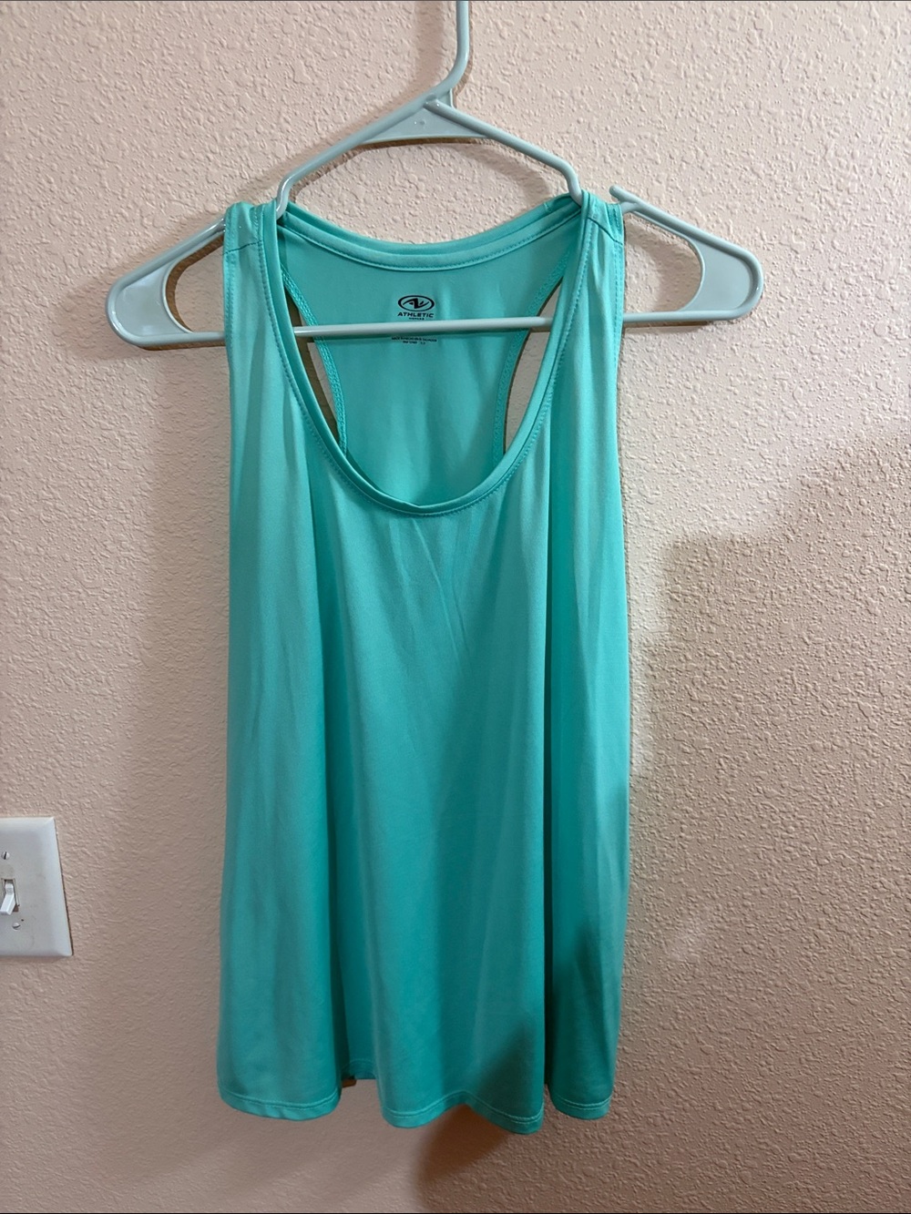 Athletic Works Tank Top - Aqua Blue Racerback